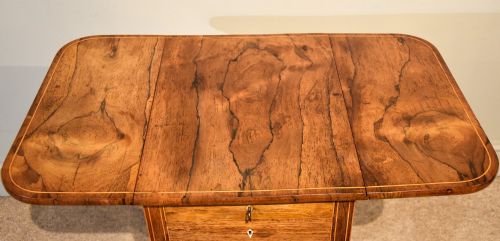 REGENCY PERIOD ROSEWOOD WORK TABLE - ADDITIONAL PHOTO 4