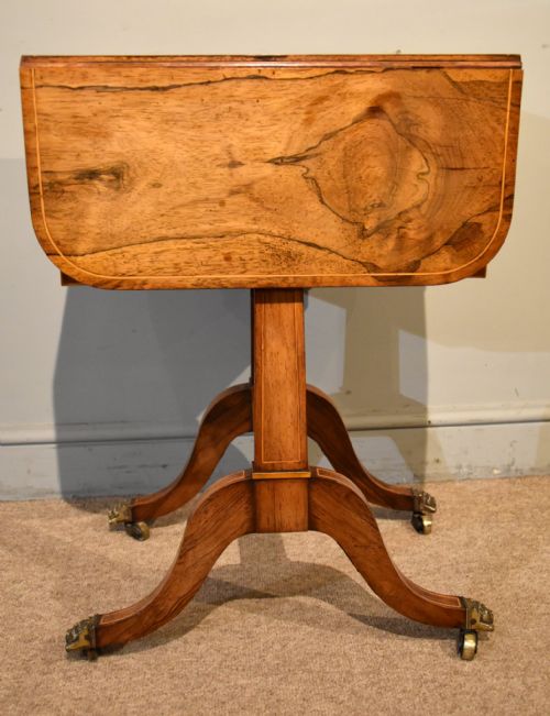 REGENCY PERIOD ROSEWOOD WORK TABLE - ADDITIONAL PHOTO 5