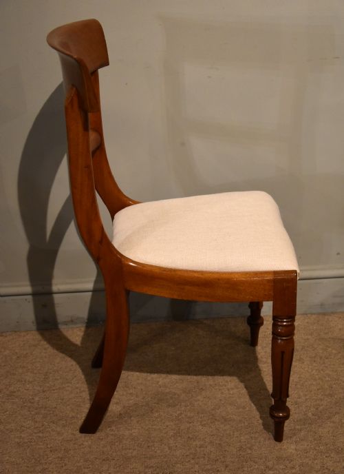SET OF EIGHT WILLIAM IV MAHOGANY DINING CHAIRS - ADDITIONAL PHOTO 3