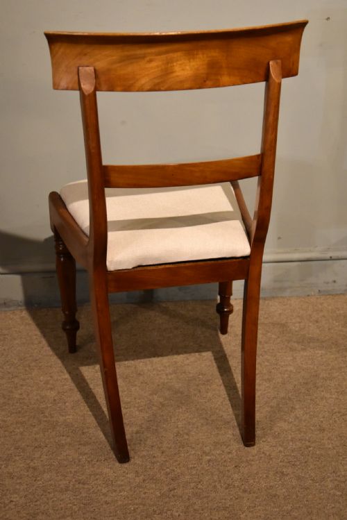 SET OF EIGHT WILLIAM IV MAHOGANY DINING CHAIRS - ADDITIONAL PHOTO 4