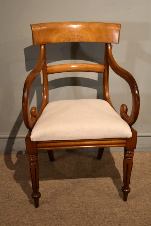 SET OF EIGHT WILLIAM IV MAHOGANY DINING CHAIRS - ADDITIONAL PHOTO 5