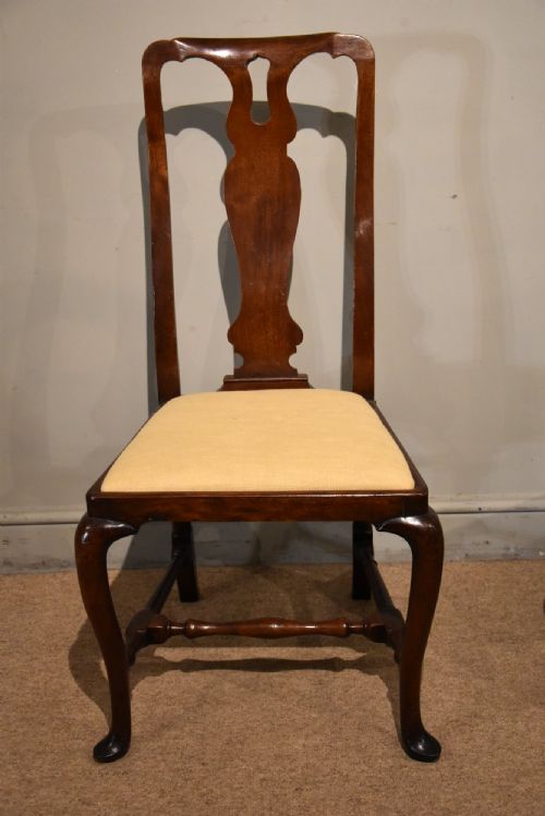18TH CENTURY WALNUT SPOON BACK SIDE CHAIRS - ADDITIONAL PHOTO 9