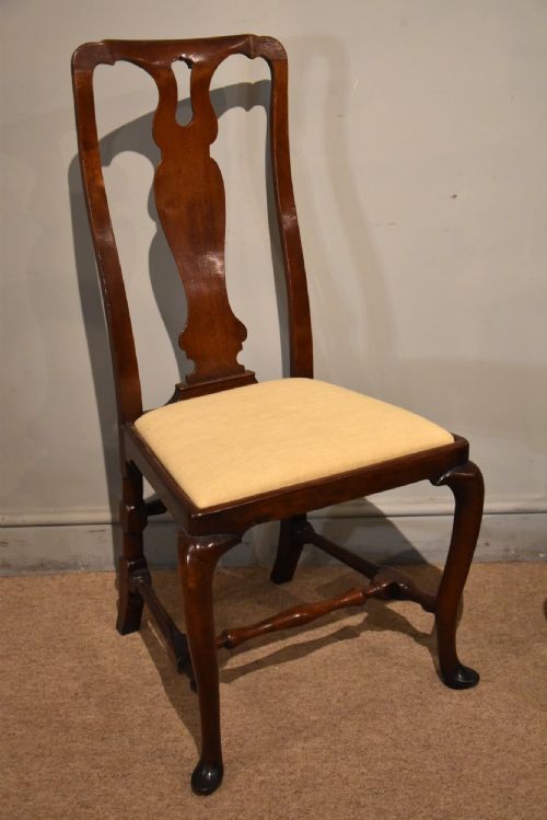 18TH CENTURY WALNUT SPOON BACK SIDE CHAIRS - ADDITIONAL PHOTO 10