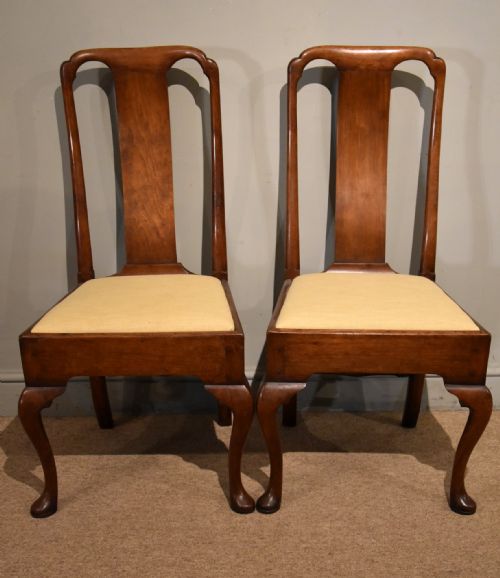 18TH CENTURY WALNUT SIDE CHAIRS - ADDITIONAL PHOTO 1