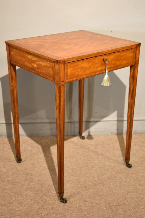 18TH CENTURY SATINWOOD WORK TABLE - ADDITIONAL PHOTO 3