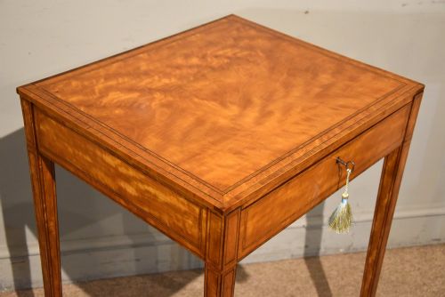 18TH CENTURY SATINWOOD WORK TABLE - ADDITIONAL PHOTO 4