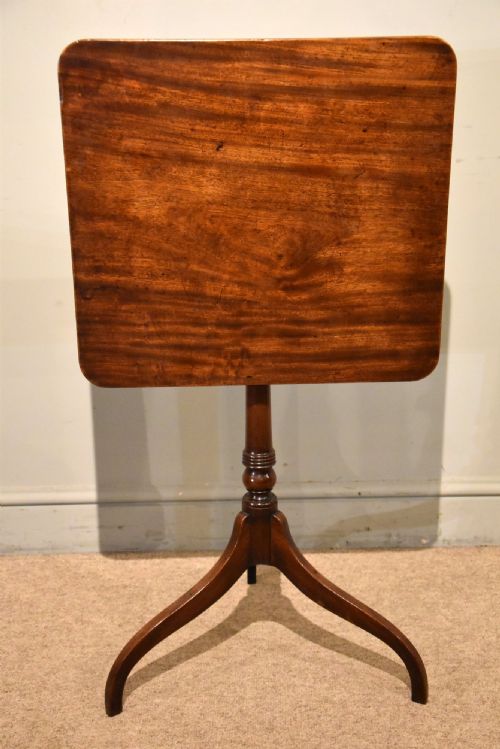 regency period mahogany tilt top tripod table - CATEGORY: ANTIQUE TABLES - DATED REGENCY