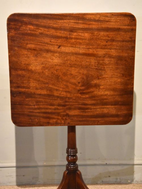 REGENCY PERIOD MAHOGANY TILT TOP TRIPOD TABLE - ADDITIONAL PHOTO 1