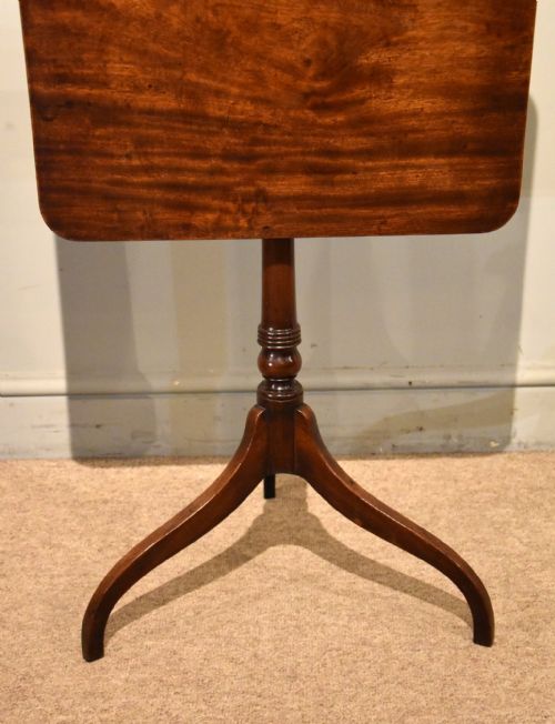 REGENCY PERIOD MAHOGANY TILT TOP TRIPOD TABLE - ADDITIONAL PHOTO 2