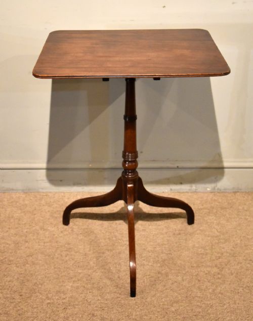 REGENCY PERIOD MAHOGANY TILT TOP TRIPOD TABLE - ADDITIONAL PHOTO 4