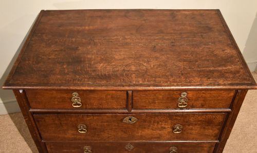 17TH CENTURY OAK COTTAGE CHEST OF DRAWERS - ADDITIONAL PHOTO 7
