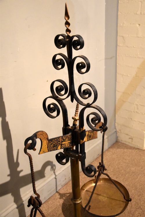 EARLY 20TH CENTURY LARGE SET OF BUTCHERS SCALES - ADDITIONAL PHOTO 2
