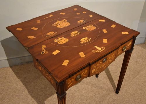 18TH CENTURY DUTCH MARQUETRY TEA TABLE - ADDITIONAL PHOTO 8