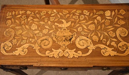 18TH CENTURY DUTCH MARQUETRY TEA TABLE - ADDITIONAL PHOTO 9