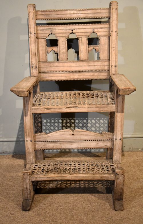 RARE EAST AFRICAN TRIBAL CHAIR - ADDITIONAL PHOTO 1