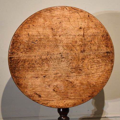 18TH CENTURY OAK FRUITWOOD TRIPOD TABLE - ADDITIONAL PHOTO 1