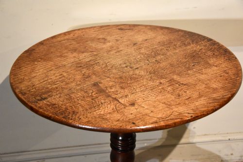 18TH CENTURY OAK FRUITWOOD TRIPOD TABLE - ADDITIONAL PHOTO 5