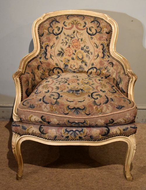 19TH CENTURY FRENCH ARMCHAIRS WITH TAPESTRY - ADDITIONAL PHOTO 5