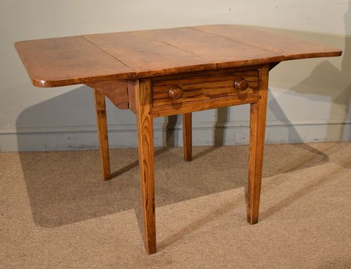 19TH CENTURY ELM DROP LEAF TABLE - ADDITIONAL PHOTO 6