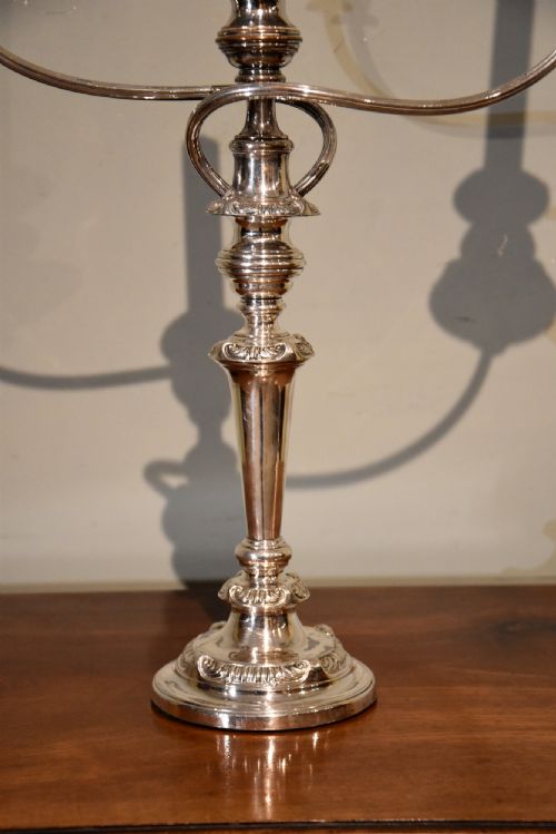 GEORGE III SOLID SILVER CANDLESTICKS - ADDITIONAL PHOTO 4