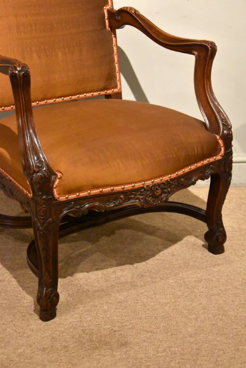 FRENCH PAIR OF CARVED WALNUT 19TH CENTURY - ADDITIONAL PHOTO 3