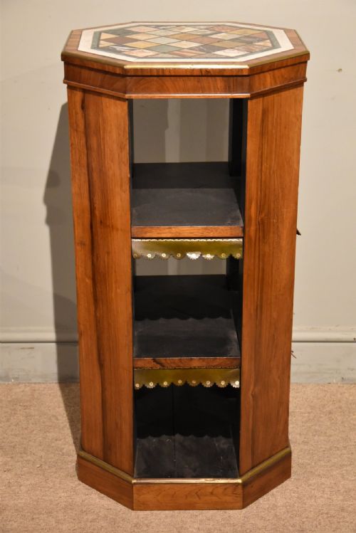19th century specimen open display cabinet - CATEGORY: ANTIQUE CABINETS - DATED REGENCY