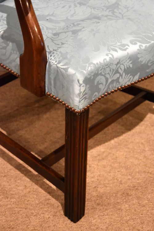 GEORGE III MAHOGANY DESK CHAIR - ADDITIONAL PHOTO 7