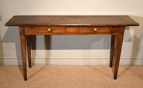 19th century french chestnut server - CATEGORY: ANTIQUE TABLES - DATED 19TH CENTURY