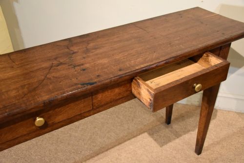 19TH CENTURY FRENCH CHESTNUT SERVER - ADDITIONAL PHOTO 7