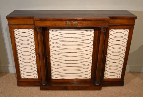 REGENCY ROSEWOOD SIDE CABINET CHIFFONIER - ADDITIONAL PHOTO 1