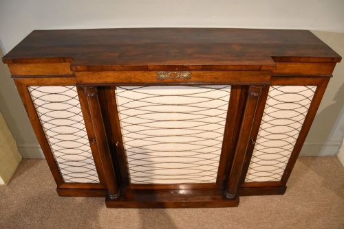 REGENCY ROSEWOOD SIDE CABINET CHIFFONIER - ADDITIONAL PHOTO 5