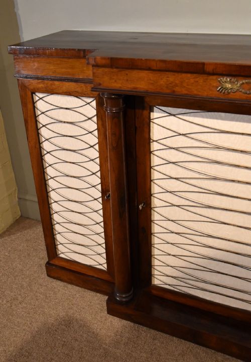 REGENCY ROSEWOOD SIDE CABINET CHIFFONIER - ADDITIONAL PHOTO 7