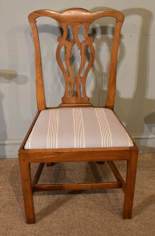 GEORGE III SET OF SIX ELM DINING CHAIRS - ADDITIONAL PHOTO 1