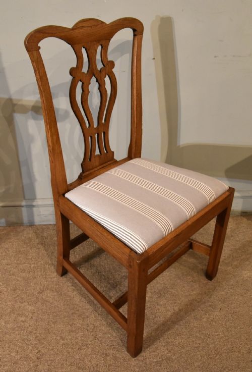 GEORGE III SET OF SIX ELM DINING CHAIRS - ADDITIONAL PHOTO 2