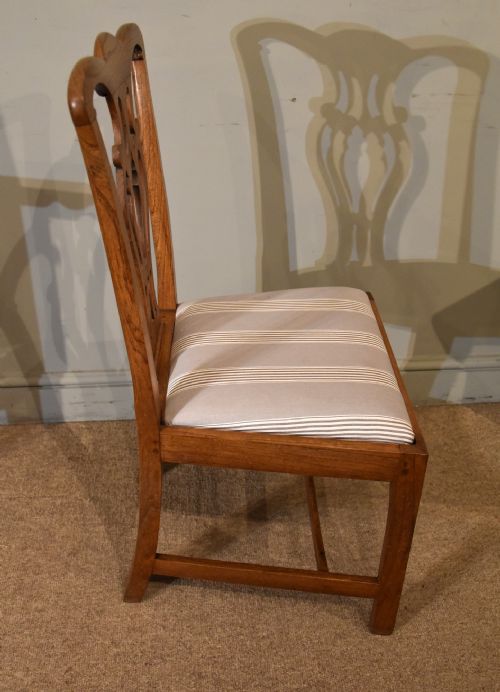 GEORGE III SET OF SIX ELM DINING CHAIRS - ADDITIONAL PHOTO 3
