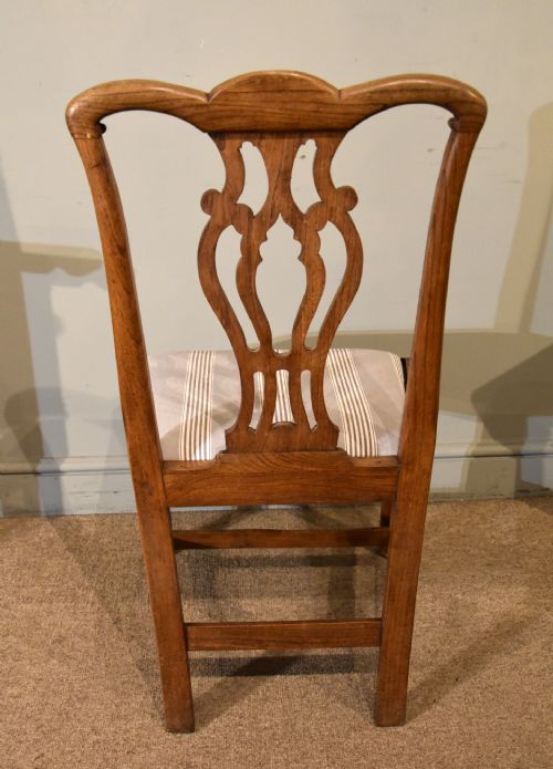 GEORGE III SET OF SIX ELM DINING CHAIRS - ADDITIONAL PHOTO 4