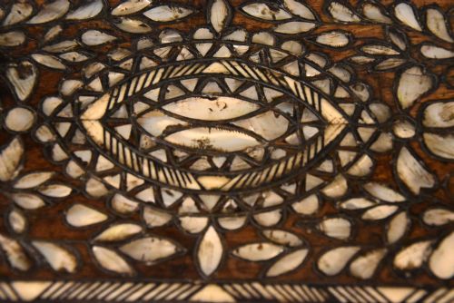 19TH CENTURY MOTHER OF PEARL CASKET BOX - ADDITIONAL PHOTO 6