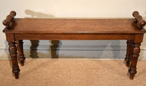 18th century oak window seat - CATEGORY: ANTIQUE FURNITURE - DATED 18TH CENTURY