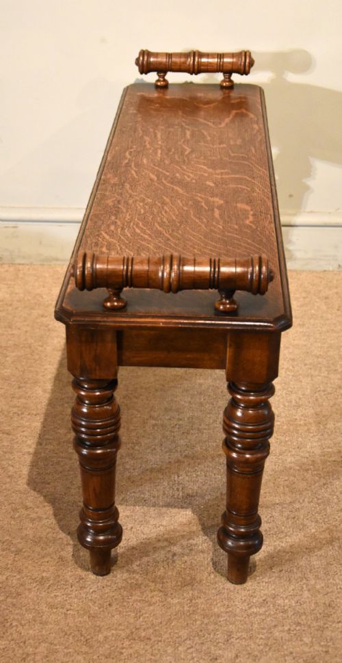 18TH CENTURY OAK WINDOW SEAT - ADDITIONAL PHOTO 2