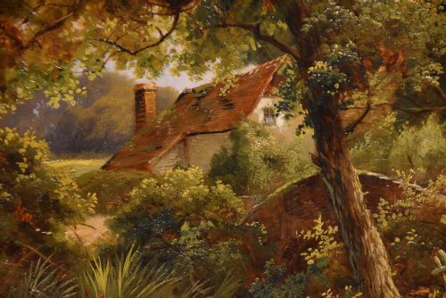OIL PAINTING BY ROBIN FENSON A TRANQUIL DAY BY THE RIVER - ADDITIONAL PHOTO 4