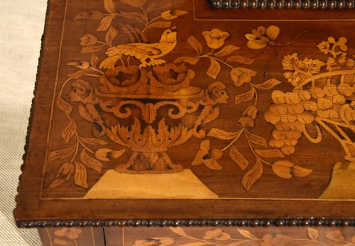 19TH CENTURY DUTCH MARQUETRY DRESSING MIRROR - ADDITIONAL PHOTO 3