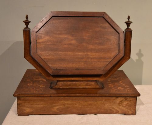 19TH CENTURY DUTCH MARQUETRY DRESSING MIRROR - ADDITIONAL PHOTO 8