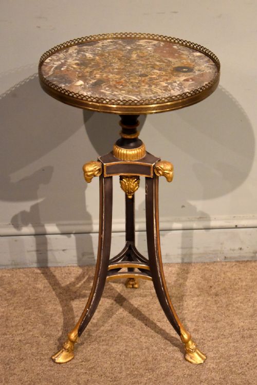 19TH CENTURY FRENCH MARBLE WINE TABLE - ADDITIONAL PHOTO 1