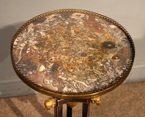 19TH CENTURY FRENCH MARBLE WINE TABLE - ADDITIONAL PHOTO 6