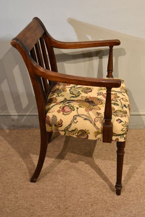 REGENCY PERIOD MAHOGANY ARMCHAIR - ADDITIONAL PHOTO 2