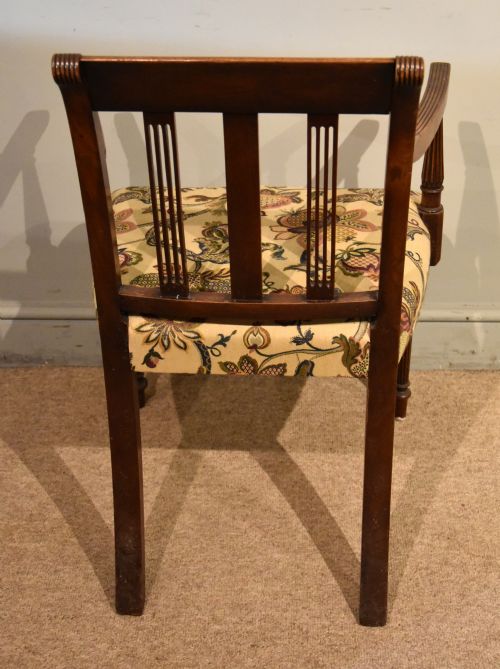 REGENCY PERIOD MAHOGANY ARMCHAIR - ADDITIONAL PHOTO 3