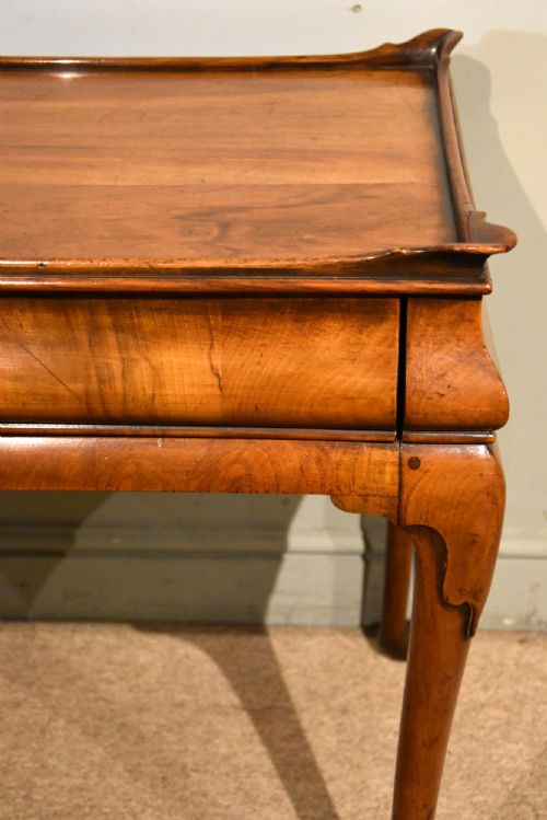 WALNUT SILVER TABLE IN DUTCH 18TH CENTURY STYLE - ADDITIONAL PHOTO 6