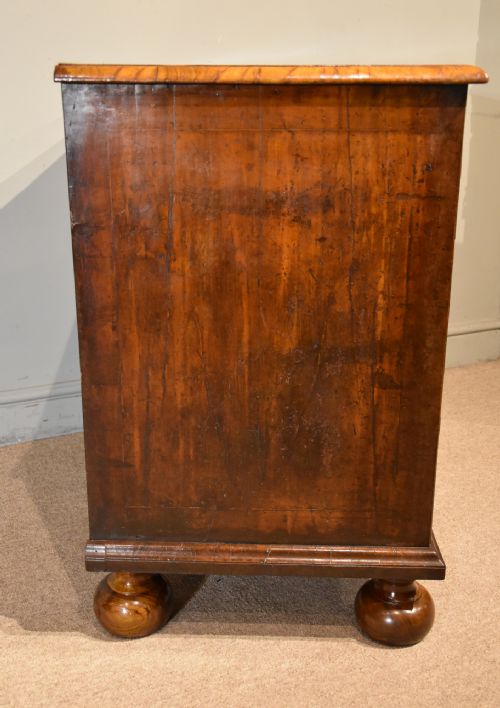 WILLIAM AND MARY WALNUT MARQUETRY CHEST OF DRAWERS - ADDITIONAL PHOTO 11