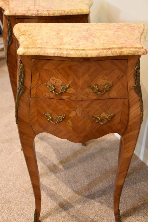 ART DECO FRENCH BEDSIDE TABLES - ADDITIONAL PHOTO 6