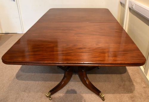 GEORGE III LARGE 12 SEATER MAHOGANY DINING TABLE - ADDITIONAL PHOTO 6
